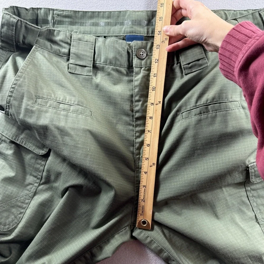Propper Pants Mens 40x34 Green Cargo Ripstop Relaxed Fit Stretch Outdoor Hiking